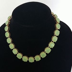 J. Crew Green Necklace Bead Princess Length